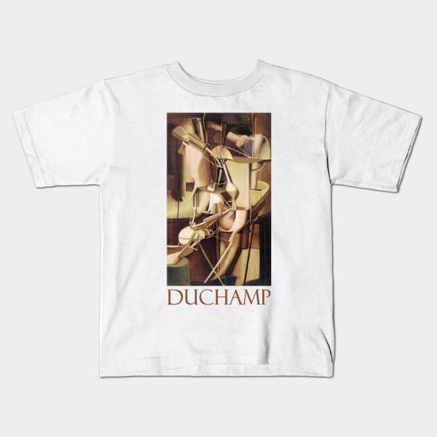 Bride (1912) by Marcel Duchamp Kids T-Shirt by Naves